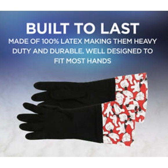 Disney Mickey Mouse Cleaning Gloves Multi Purpose Gloves Reusable One Size - Picture 6 of 14